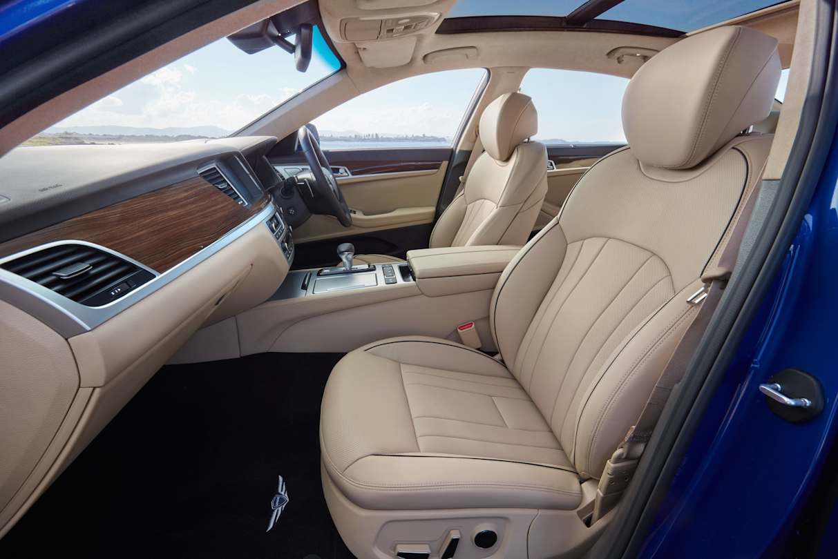 There's plenty of room to stretch out up front.
